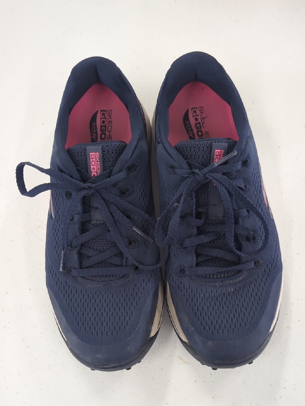 Skechers Navy and Pink Women's Golf Shoes 8.5